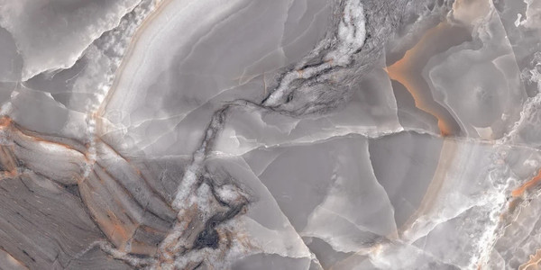 Изображение товара Плитка Maimoon Ceramica HG Glossy Opera Onyx Grey (800x1600)