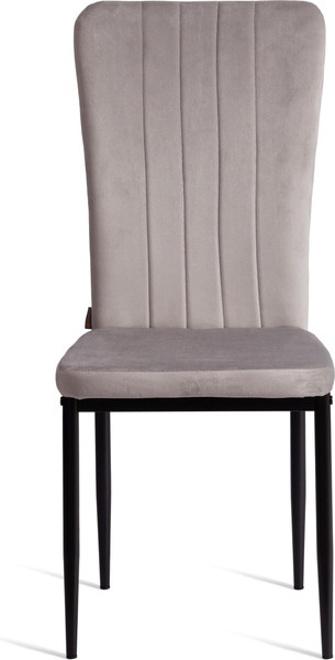Изображение товара Стул Tetchair Verter металл/флок 41x52x95 (светло-серый HLR14/черный)
