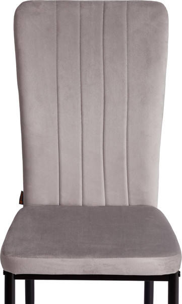 Изображение товара Стул Tetchair Verter металл/флок 41x52x95 (светло-серый HLR14/черный)