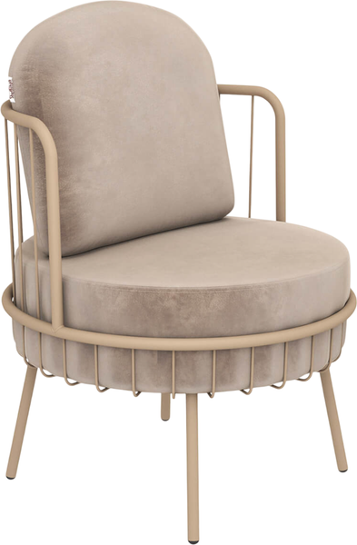 Изображение товара Кресло мягкое Sheffilton SHT-AMS123 (латте/кофейный)