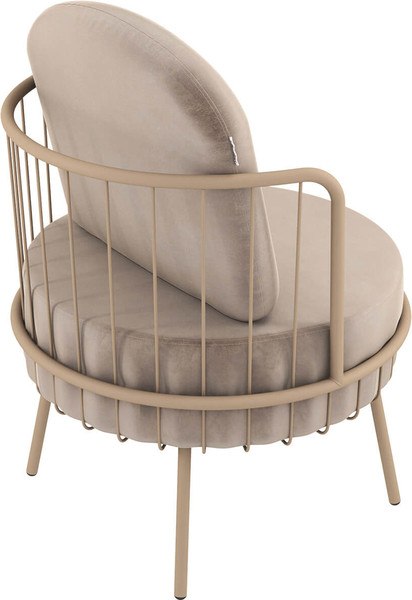 Изображение товара Кресло мягкое Sheffilton SHT-AMS123 (латте/кофейный)