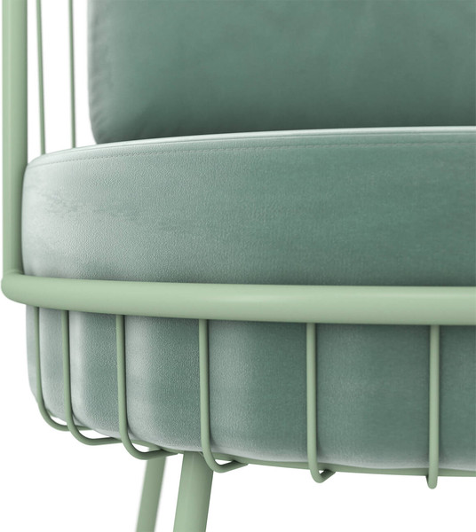 Изображение товара Кресло мягкое Sheffilton SHT-AMS123 (нежная мята/мятный)