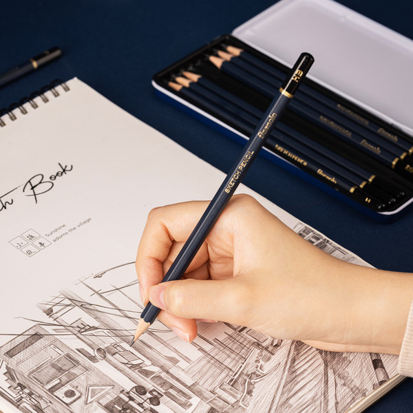 Изображение товара Набор простых карандашей Deli Finenolo Sketch / C26 (8шт)