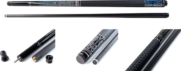 Изображение товара Кий Winner Weekend Carbon 003 2-pc / 18.003.57.0 (черный/синий)