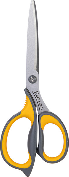 Изображение товара Ножницы канцелярские Deli Ergo / 77760YELLOW (желтый/серый)