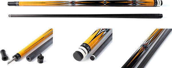 Изображение товара Кий Winner Weekend Carbon 017 / 18.017.57.0 (черный/желтый)