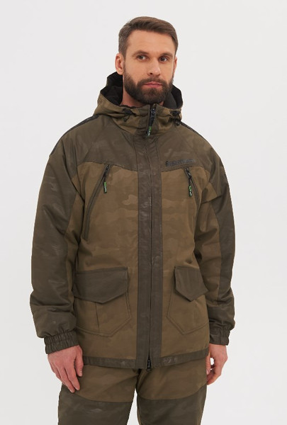 Изображение товара Костюм для охоты и рыбалки Huntsman Горка Люкс -10°C Хаки Breathable Camo (р.52-54/170-176)