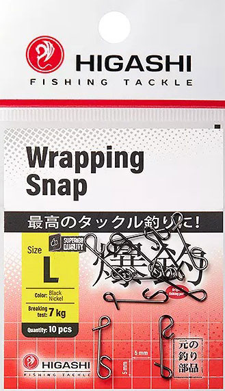 Изображение товара Набор карабинов рыболовных Higashi Wrapping Snap #L / 05191_4104