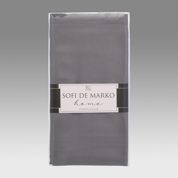 Изображение товара Наволочка Sofi de Marko Мармис 50х70 / НВ-мс-50х70гр (графит)