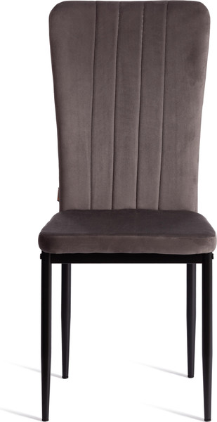 Изображение товара Стул Tetchair Verter металл/флок 41x52x95 (темно-серый HLR24/черный)