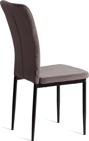 Изображение товара Стул Tetchair Verter металл/флок 41x52x95 (темно-серый HLR24/черный)