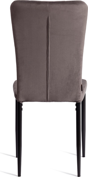 Изображение товара Стул Tetchair Verter металл/флок 41x52x95 (темно-серый HLR24/черный)