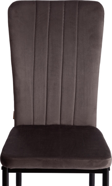 Изображение товара Стул Tetchair Verter металл/флок 41x52x95 (темно-серый HLR24/черный)