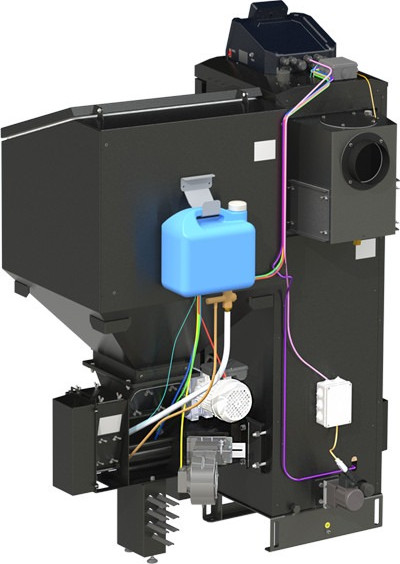 Изображение товара Твердотопливный котел Zota Pellet Black 26 кВт