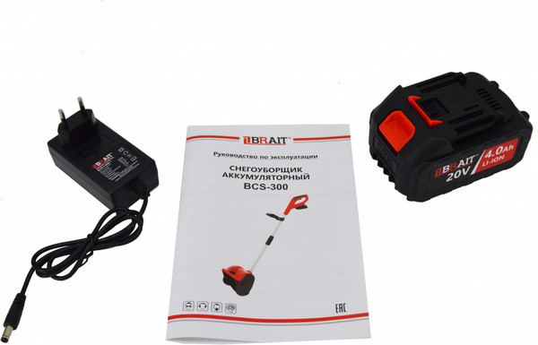 Изображение товара Снегоуборщик аккумуляторный Brait BCS-300