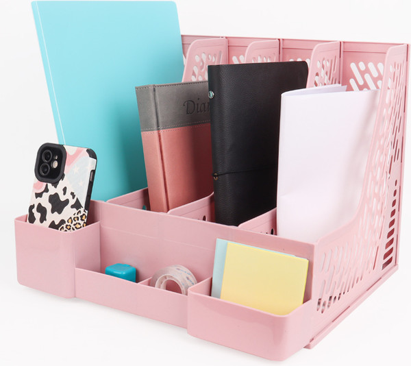 Изображение товара Органайзер настольный Darvish DV-14924-1 (розовый)
