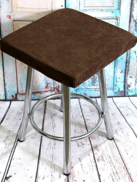 Изображение товара Подушка на стул MATEX Velours Cuadro / 37-408 (коричневый)