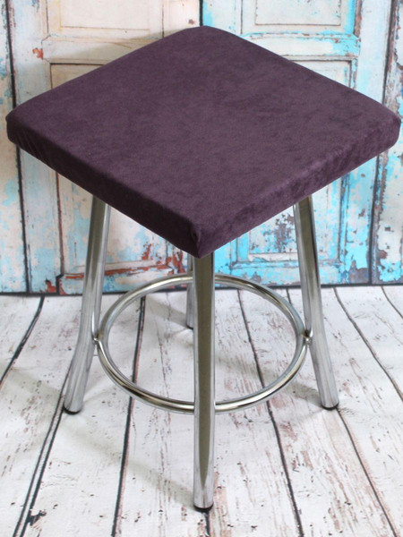 Изображение товара Подушка на стул MATEX Velours Cuadro / 34-346 (фиолетовый)