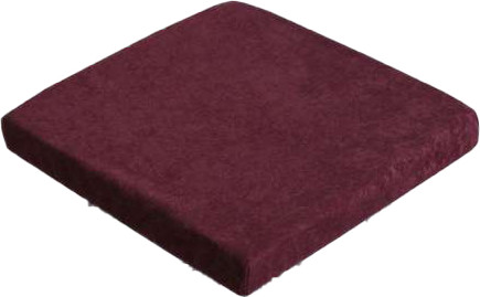 Изображение товара Подушка на стул MATEX Velours Cuadro / 30-911 (сливовый)