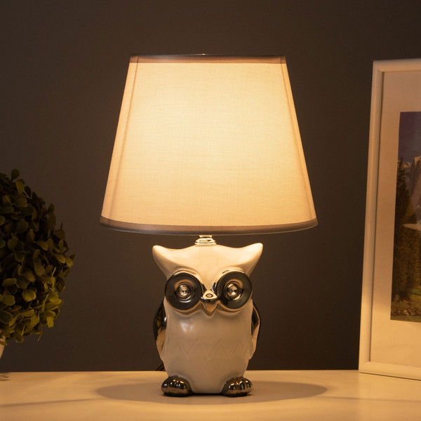 Изображение товара Прикроватная лампа Risalux 16280/1WT+CR / 5354720 (белый/хромовый)