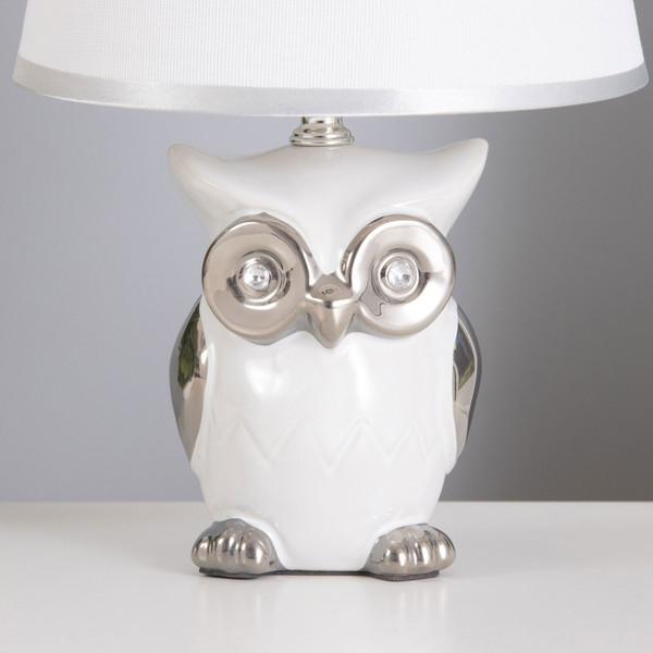 Изображение товара Прикроватная лампа Risalux 16280/1WT+CR / 5354720 (белый/хромовый)