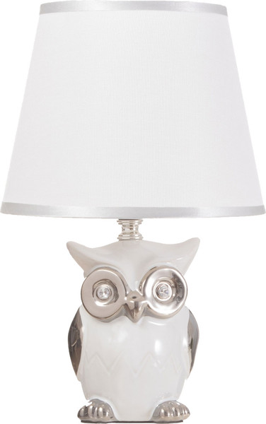 Изображение товара Прикроватная лампа Risalux 16280/1WT+CR / 5354720 (белый/хромовый)