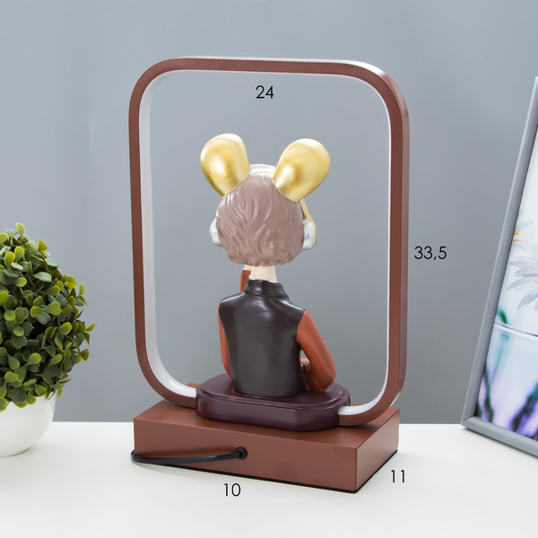 Изображение товара Декоративное освещение Risalux Девушка в наушниках 9330728 (коричневый)