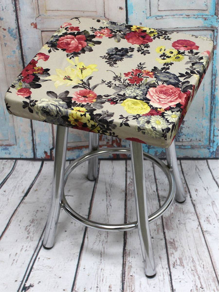 Изображение товара Подушка на стул MATEX Cuadro concept. Розы и лилейник / 33-455 (желтый/бежевый/розовый)