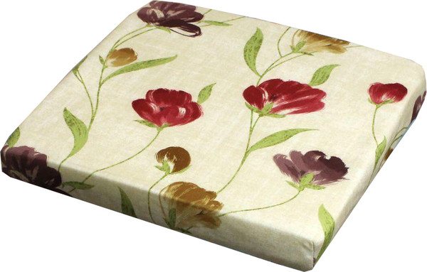 Изображение товара Подушка на стул MATEX Cuadro Concept. Весна / 41-894 (бежевый/красный)