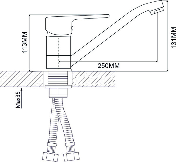 Изображение товара Смеситель No Brand NNF-0051
