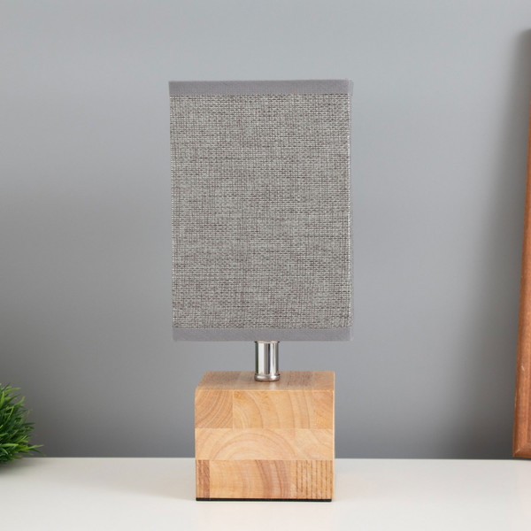 Изображение товара Прикроватная лампа Risalux Куб 10613743 (светлое дерево)