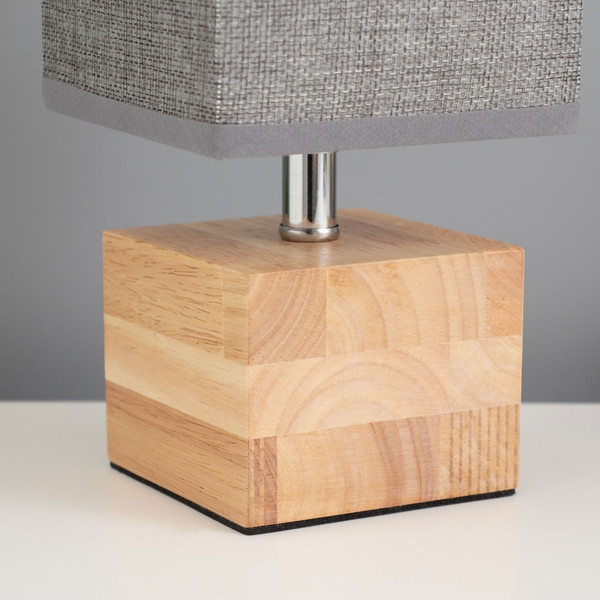 Изображение товара Прикроватная лампа Risalux Куб 10613743 (светлое дерево)