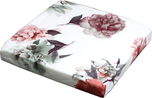 Изображение товара Подушка на стул MATEX Cuadro Concept. Красные Пионы / 41-986 (белый/красный)