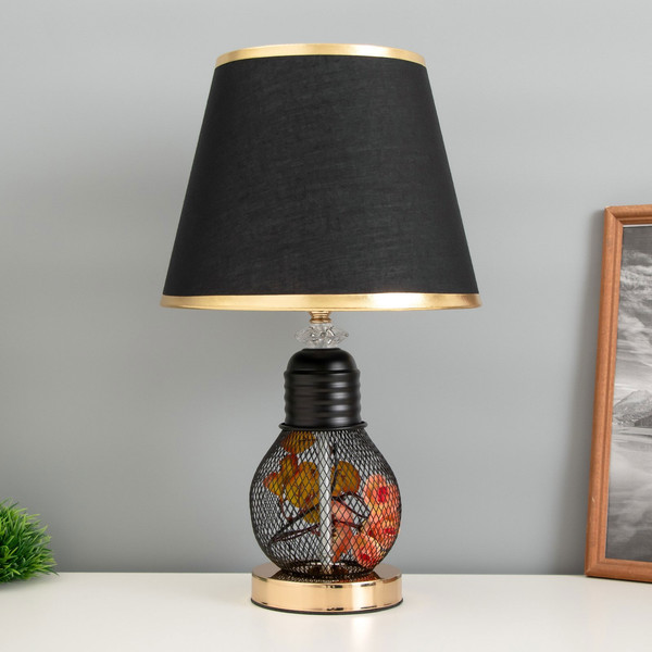 Изображение товара Прикроватная лампа Risalux Маркелла 7985163 (черный/золото)