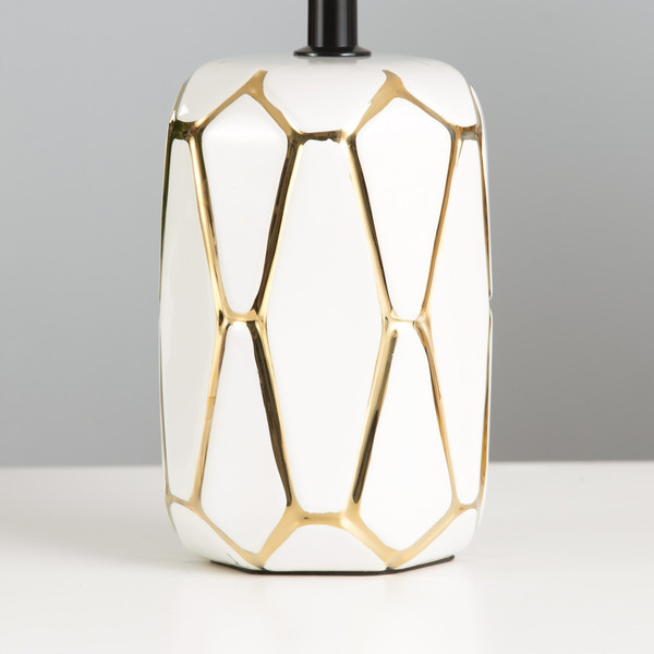 Изображение товара Прикроватная лампа Risalux Рико 9947678 (белый/золото)