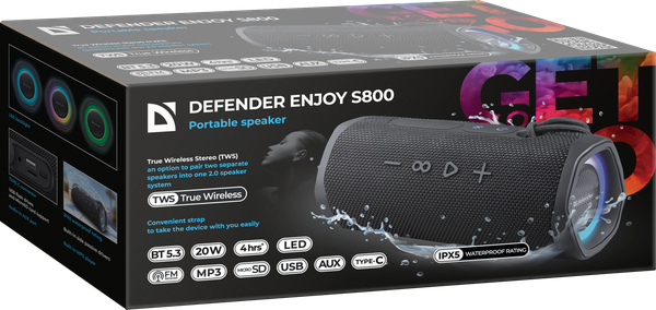 Изображение товара Портативная колонка Defender Enjoy S800 / 65802