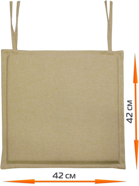 Изображение товара Подушка на стул MATEX Фьюжн. Line / 56-232 (бежевый)