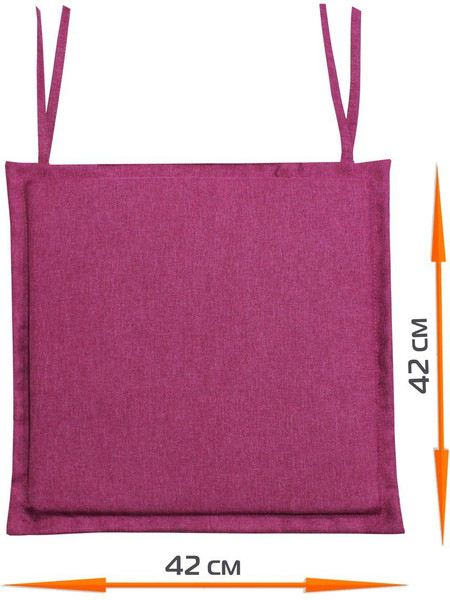 Изображение товара Подушка на стул MATEX Фьюжн. Line / 57-628 (фуксия)