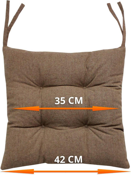 Изображение товара Подушка на стул MATEX Melange / 32-939 (светло-коричневый)