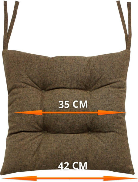 Изображение товара Подушка на стул MATEX Melange / 32-946 (коричневый)