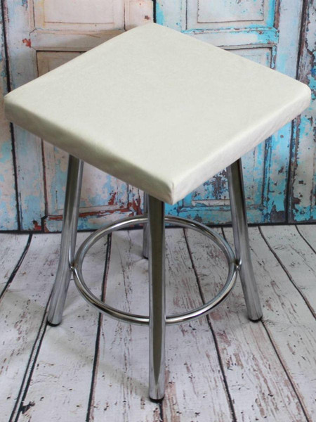 Изображение товара Подушка на стул MATEX Velours Cuadro / 32-861 (молочный)