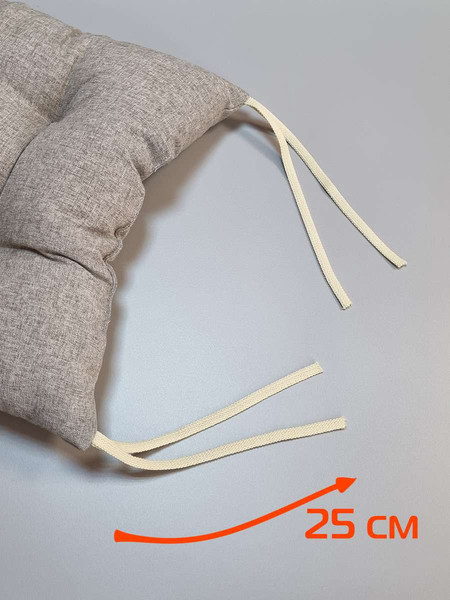 Изображение товара Подушка на стул MATEX Melange / 32-984 (темно-бежевый)