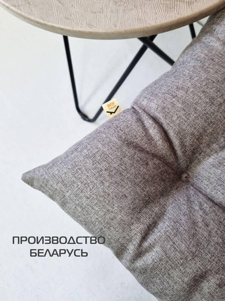 Изображение товара Подушка на стул MATEX Melange / 64-299 (темно-серый меланж)