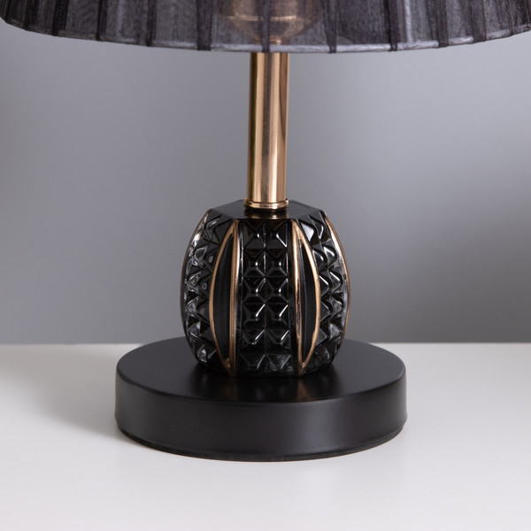 Изображение товара Прикроватная лампа Risalux Клаудия 10603473 (черный/прозрачный)