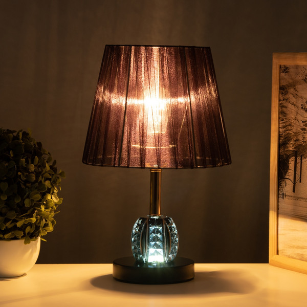 Изображение товара Прикроватная лампа Risalux Клаудия 10603473 (черный/прозрачный)