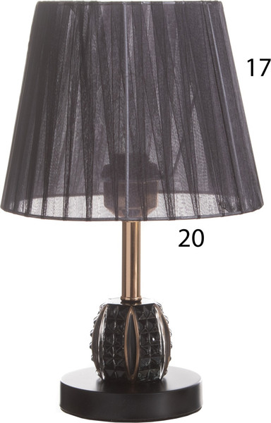 Изображение товара Прикроватная лампа Risalux Клаудия 10603473 (черный/прозрачный)