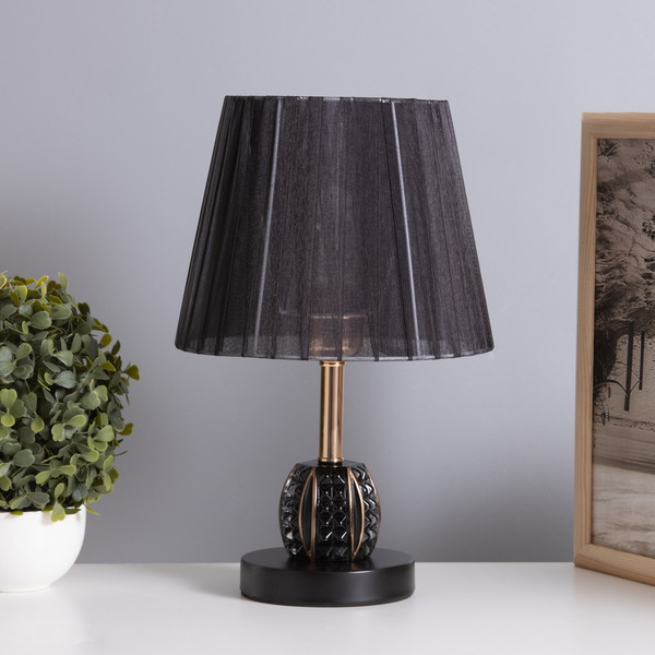 Изображение товара Прикроватная лампа Risalux Клаудия 10603473 (черный/прозрачный)