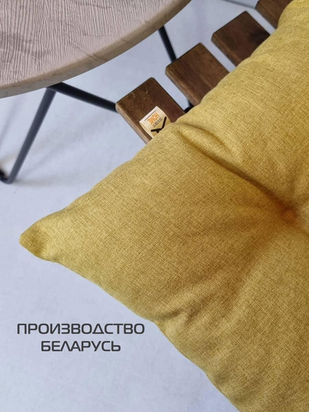 Изображение товара Подушка на стул MATEX Melange / 22-862 (горчичный)