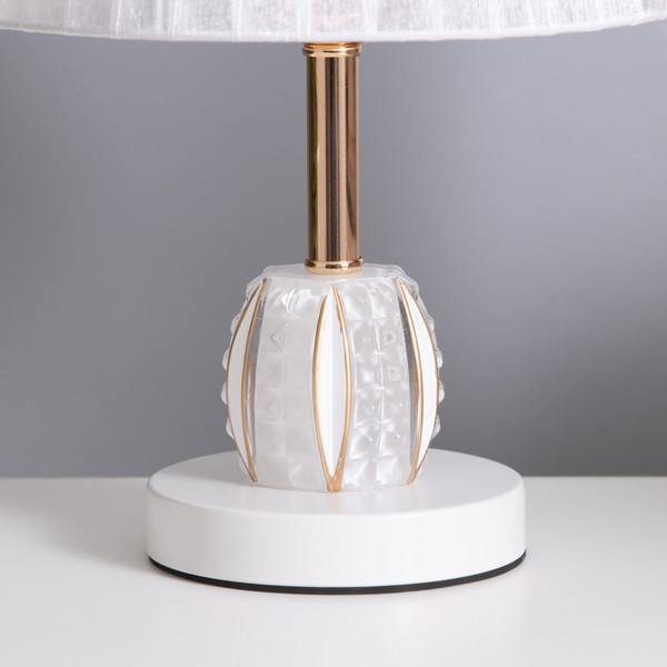 Изображение товара Прикроватная лампа Risalux Клаудия 10603474 (белый/прозрачный)