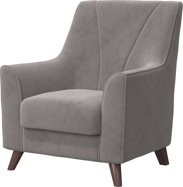 Изображение товара Кресло мягкое Bravo Мебель Далас-1 Стандарт 2 вариант (светло-серый)